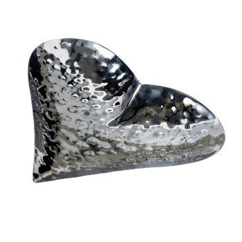 Small image of Hand Hammered Dish - Heart